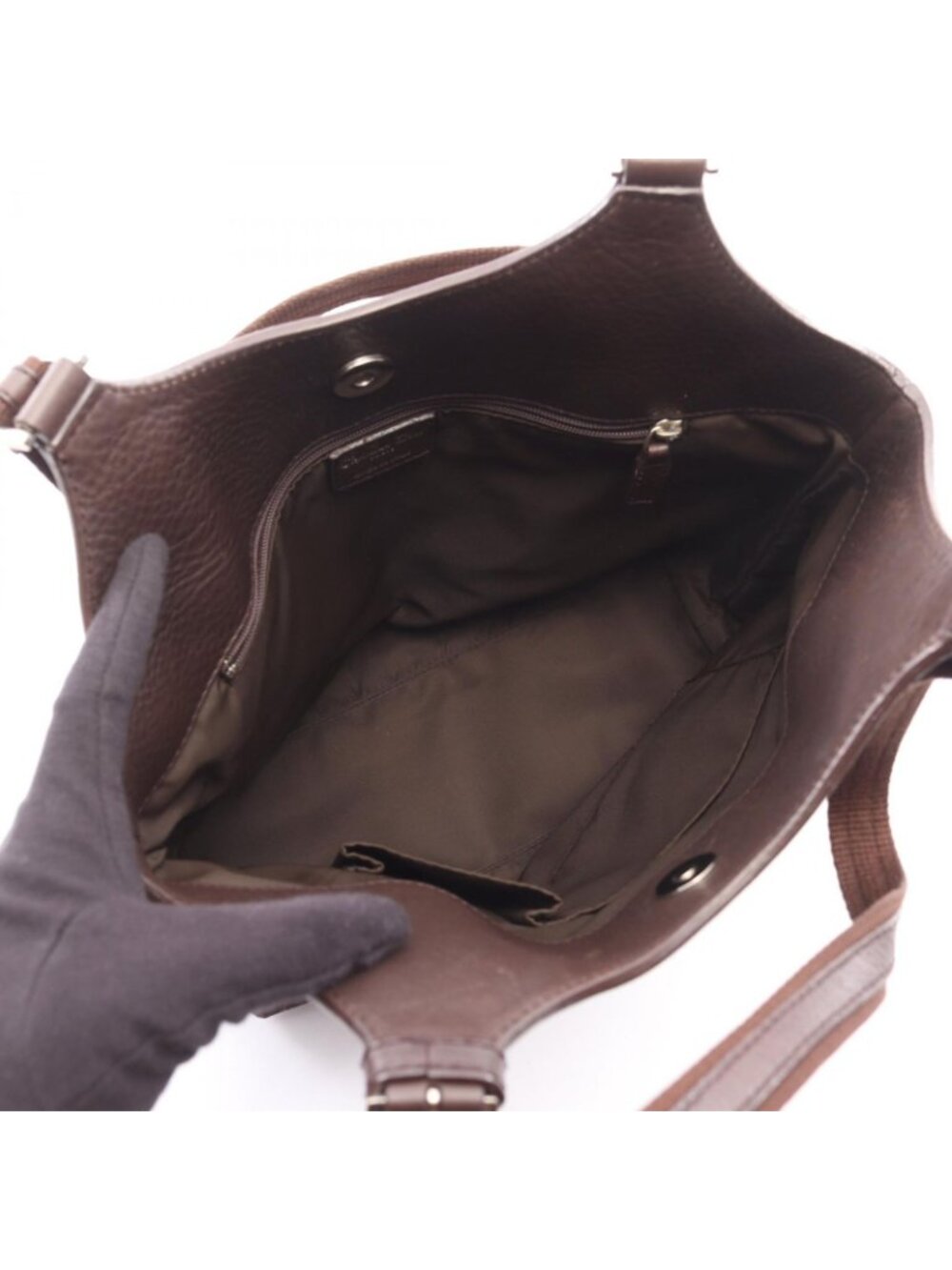 Dior Dio Tote tosnine Tobta Brown Canvas Leather - Picture 3 of 12